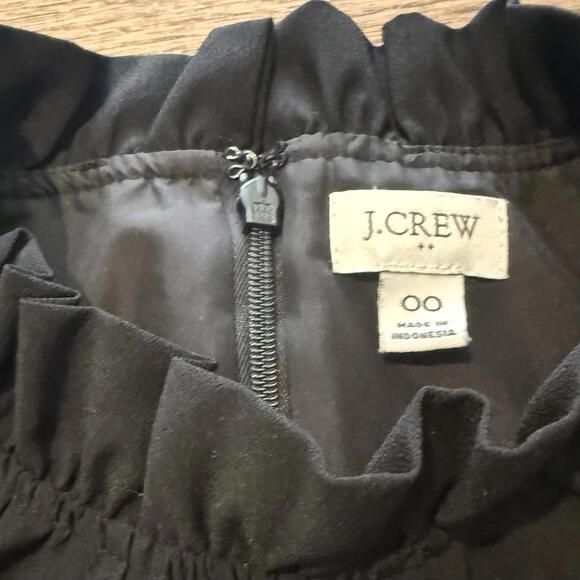 J.Crew NWOT Black Shift Dress Size 00 - Picture 3 of 7